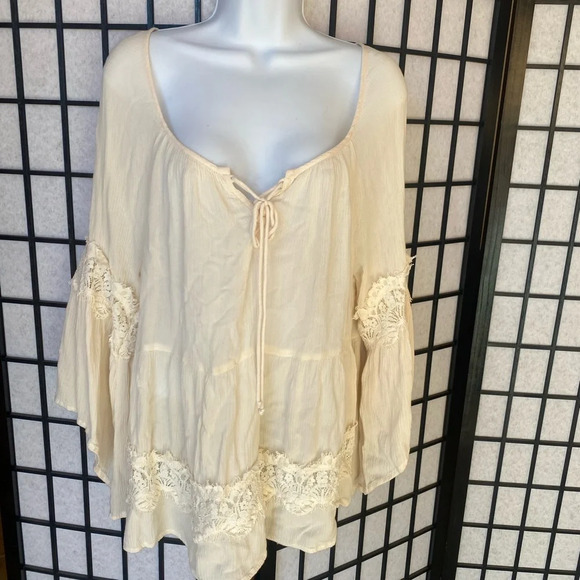 Hollister Tops - Hollister over size long sleeve shirt size Large